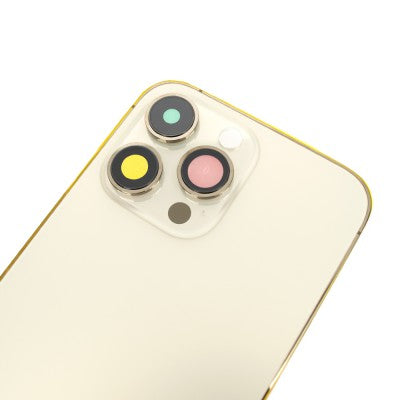 Rear Housing for iPhone 14 Pro Max (NO LOGO)-Gold Rear Housing for iPhone 14 Pro Max (NO LOGO)-Gold